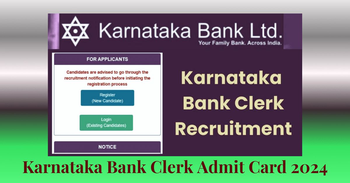 Karnataka Bank Clerk Admit Card 2024: Download for CBT Exam on 15 December