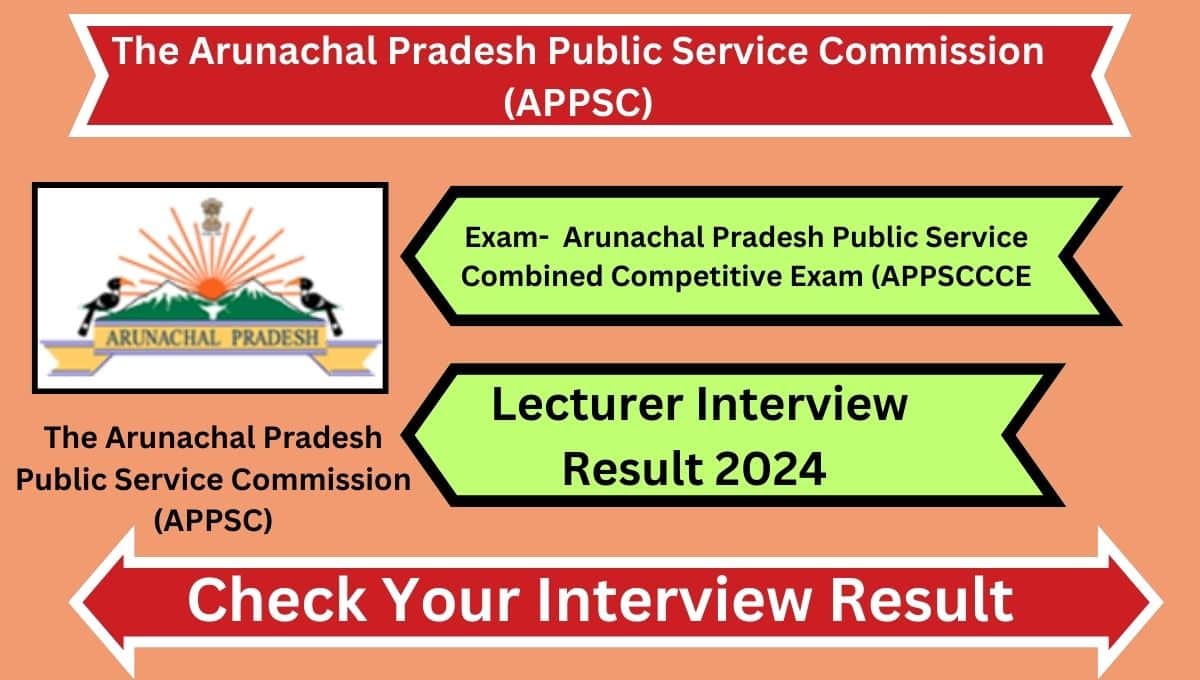 APPSC CCE Lecturer Interview Result 2024