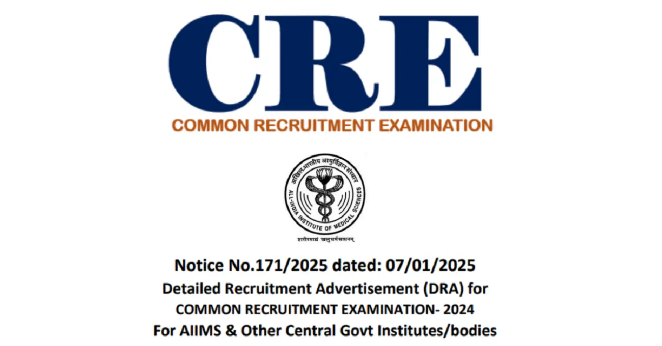 AIIMS CRE Recruitment 2025