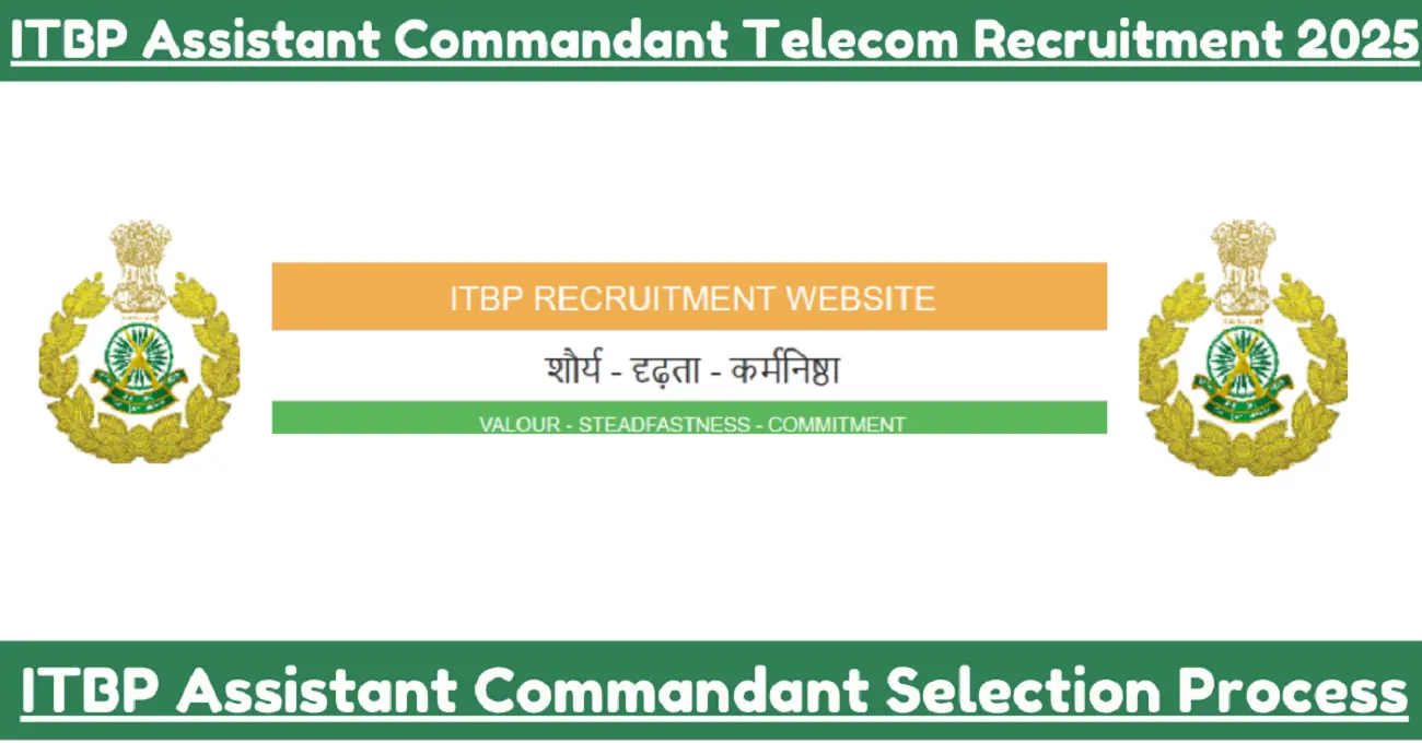 ITBP Assistant Commandant Recruitment 2025