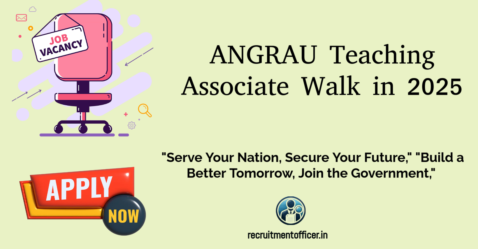 ANGRAU Teaching Associate Walk in 2025 4 ANGRAU Teaching Associate Walk in 2025