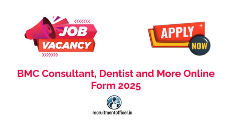 BMC Consultant, Dentist and More Online Form 2025