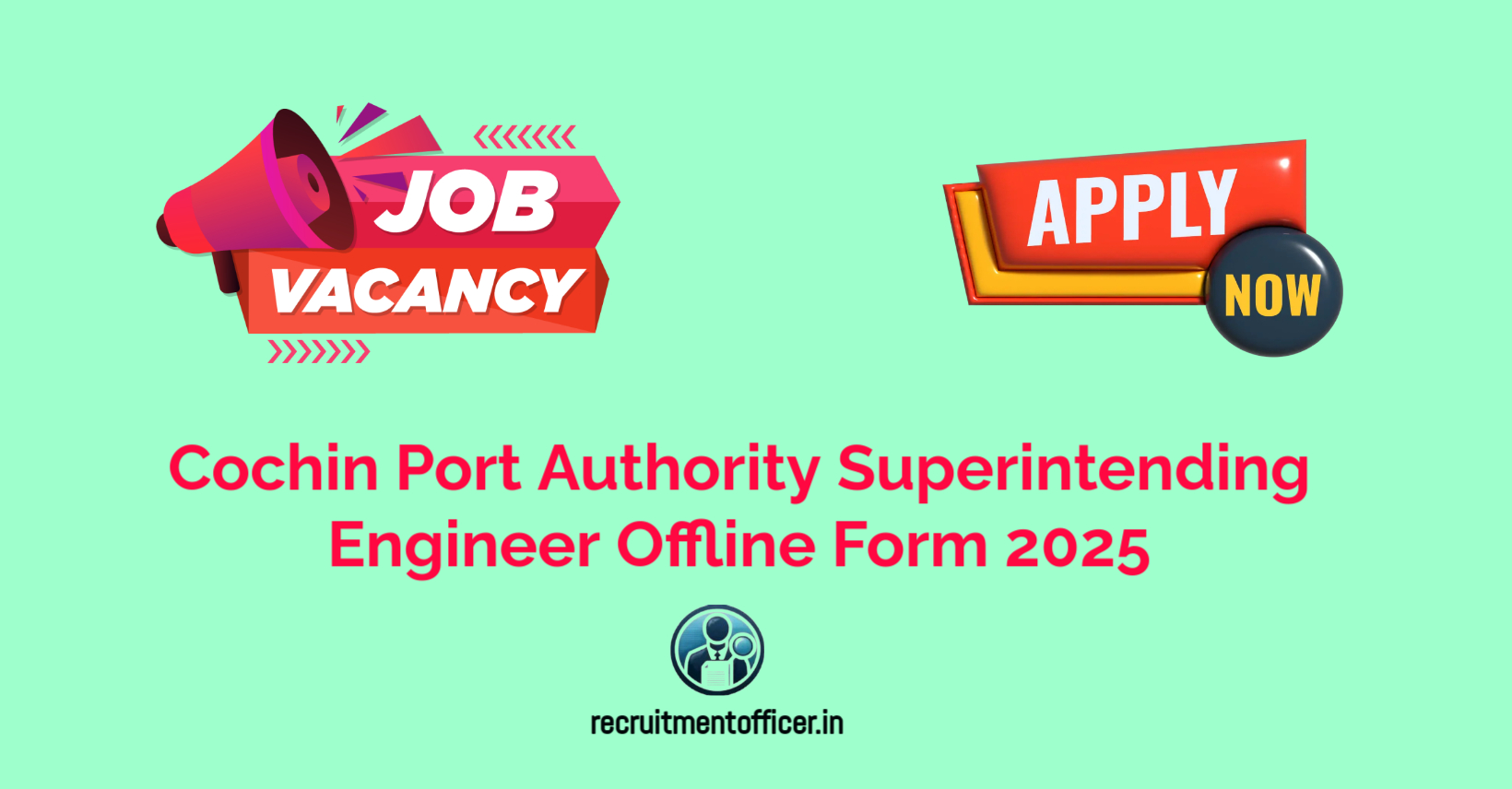 Cochin Port Authority Superintending Engineer Offline Form 2025 4 Cochin Port Authority Superintending Engineer Offline Form 2025