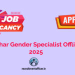 DHEW Bihar Gender Specialist Offline Form 2025