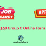 GSSC 398 Group C Online Form 2025