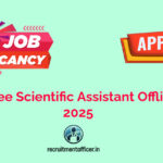 IIT Roorkee Scientific Assistant Offline Form 2025