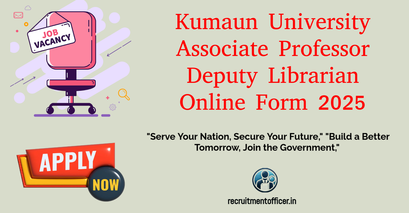 Kumaun University Associate Professor Deputy Librarian Online Form 2025 4 Kumaun University Associate Professor Deputy Librarian Online Form 2025