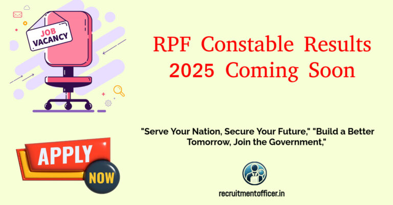 RPF Constable Results 2025 Coming Soon