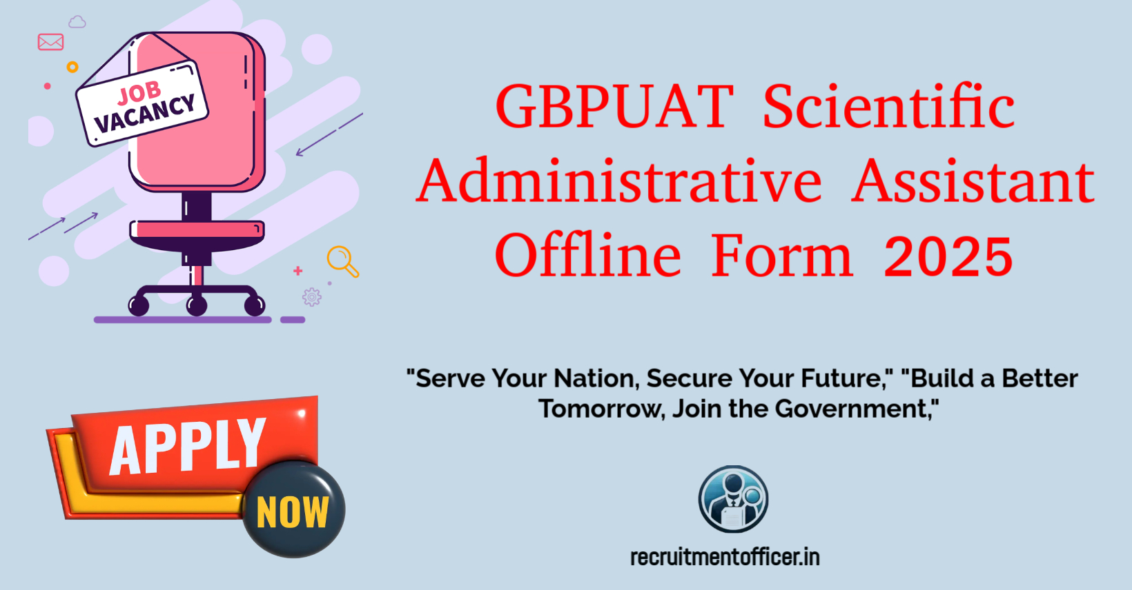 GBPUAT Scientific Administrative Assistant Offline Form 2025 4 SCTIMST Apprentice Walk in 2025 - Made with PosterMyWall (6)