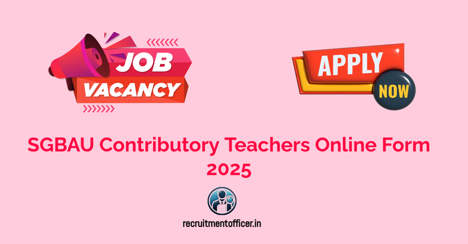 SGBAU Contributory Teachers Online Form 2025 4 SGBAU Contributory Teachers Online Form 2025