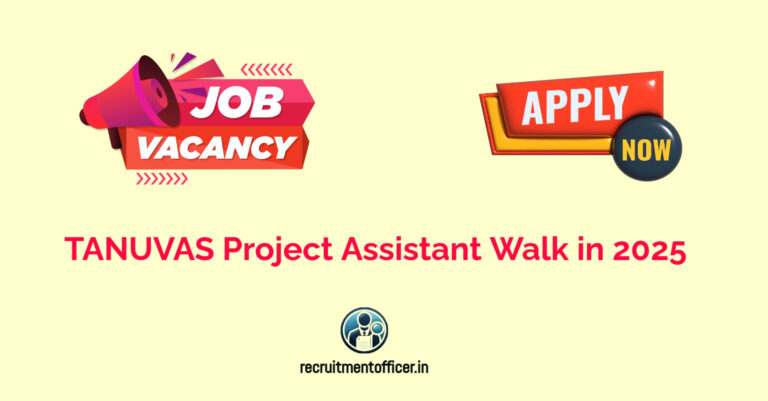TANUVAS Project Assistant Walk in 2025