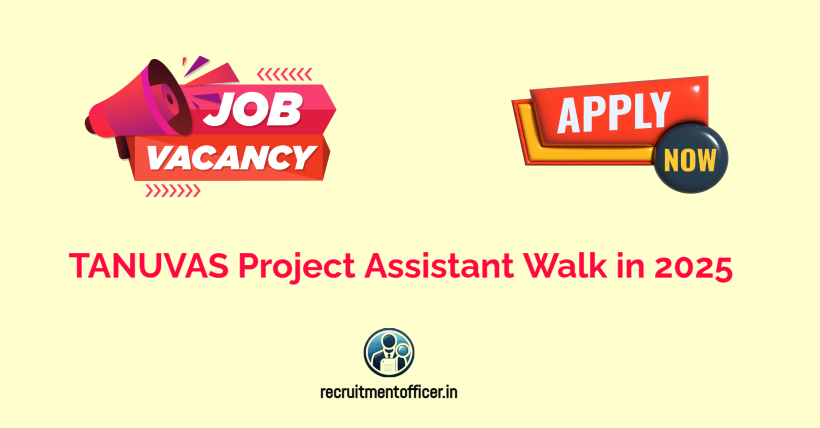 TANUVAS Project Assistant Walk in 2025 4 TANUVAS Project Assistant Walk in 2025