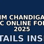 cihm chandigarh ldc online form 2025