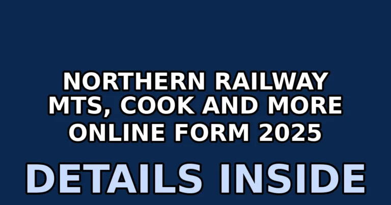 northern railway mts cook and more online form 2025