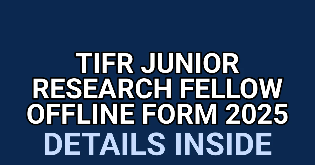 TIFR Junior Research Fellow Offline Form 2025 1 tmp0 kt5qsf