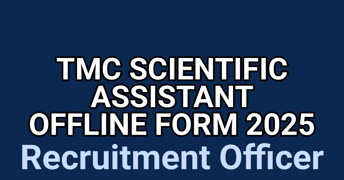 TMC Scientific Assistant Offline Form 2025 1 tmp5 h9z26d