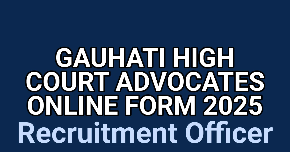 Gauhati High Court Advocates Online Form 2025 1 tmpidupaapk