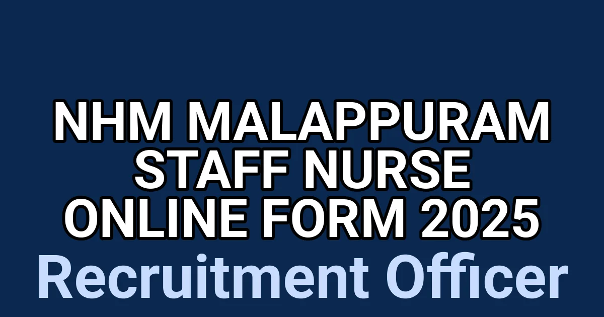 NHM Malappuram Staff Nurse Online Form 2025 1 tmpifw8 8e