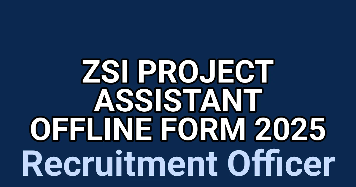 ZSI Project Assistant Offline Form 2025 1