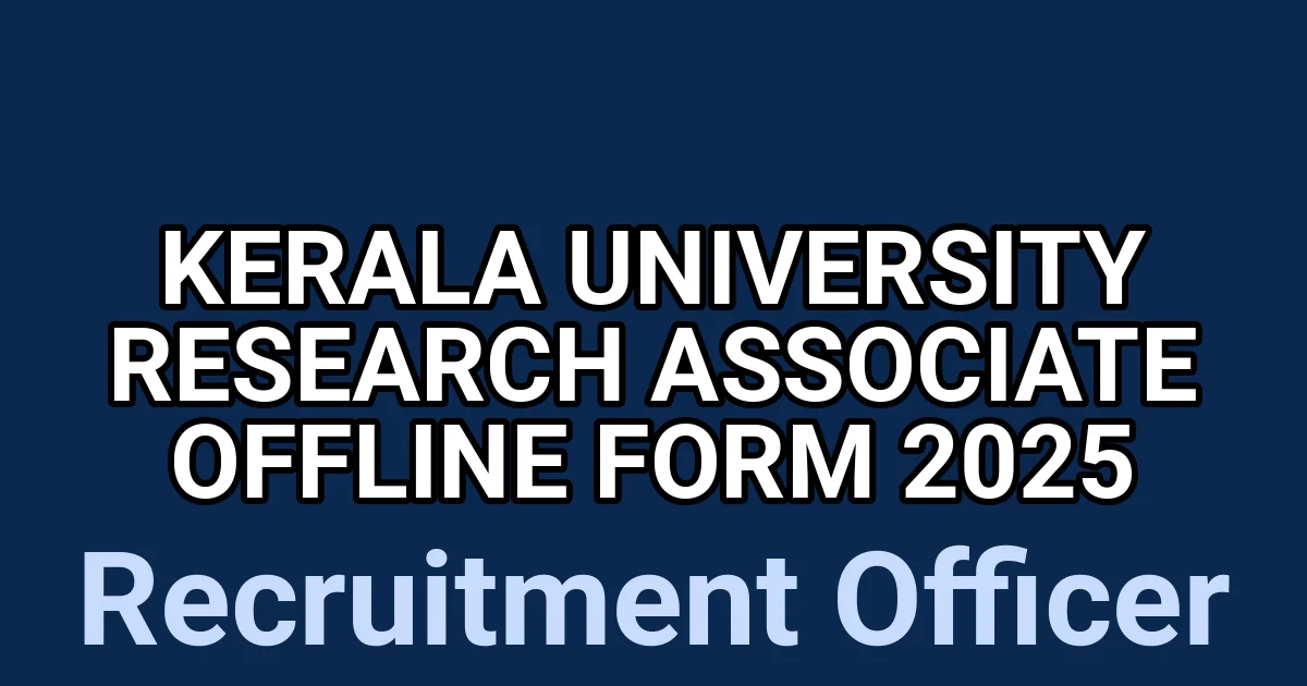 Kerala University Research Associate Offline Form 2025 1 tmpof85njwp