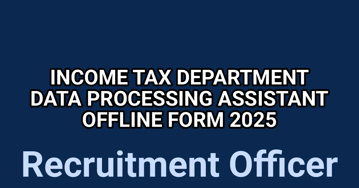 Income Tax Department Data Processing Assistant Offline Form 2025 1 tmpyfn yzje