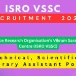 ISRO VSSC Recruitment 2025