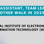 NIELIT Assistant, Team Lead and Other Walk in 2025
