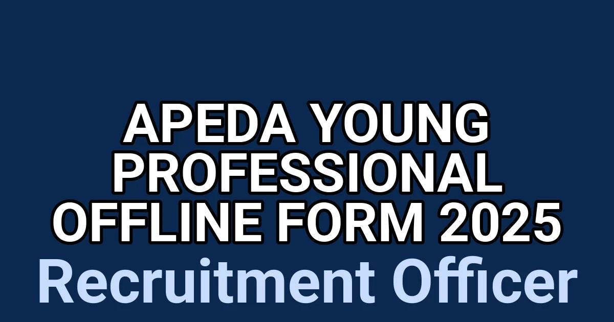 APEDA Young Professional Offline Form 2025 1 tmp0p u49s6