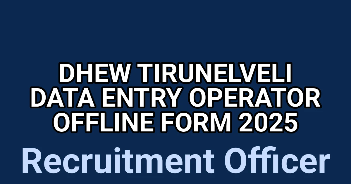 DHEW Tirunelveli Data Entry Operator Offline Form 2025 1 tmp2 f0oj9