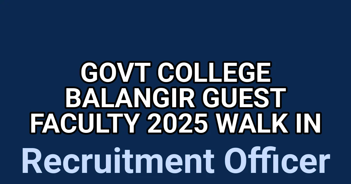 Govt College Balangir Guest Faculty 2025 Walk in 1 tmp3h22cbgm