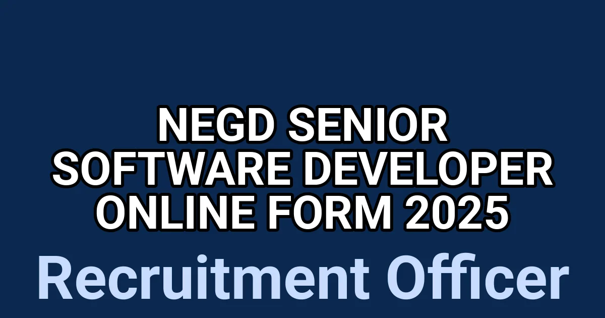 NeGD Senior Software Developer Online Form 2025 1 tmp4t 2d5r1