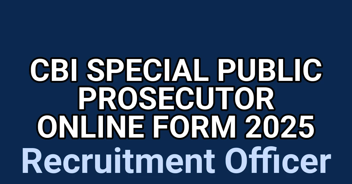 CBI Special Public Prosecutor Online Form 2025 1 tmphma58d5q