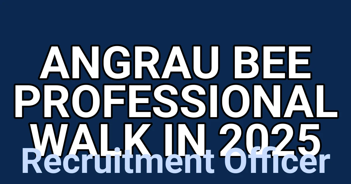 ANGRAU Bee Professional Walk in 2025 1 tmpiatd8z9u