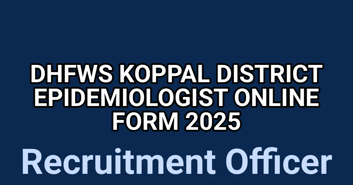DHFWS Koppal District Epidemiologist Online Form 2025 1 tmpiqcs8t6g