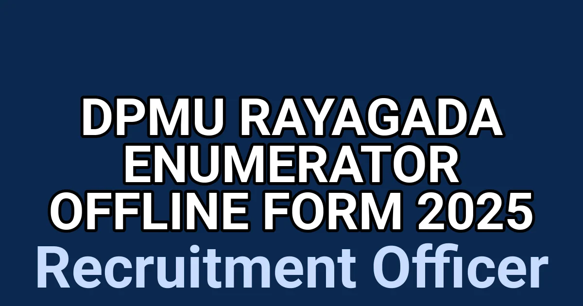 DPMU Rayagada Enumerator Offline Form 2025 1 tmpjyhd8wfz