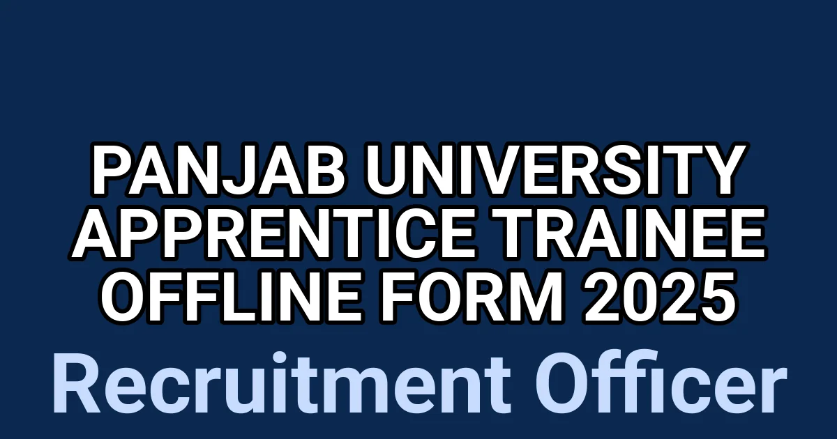 Panjab University Apprentice Trainee Offline Form 2025 1 tmpkfgk9d1b