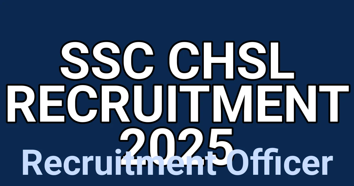 SSC CHSL Recruitment 2025 1 tmpnlvlaocd