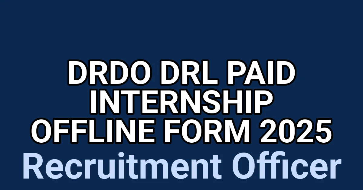 DRDO DRL Paid Internship Offline Form 2025 1 tmpns9079ou