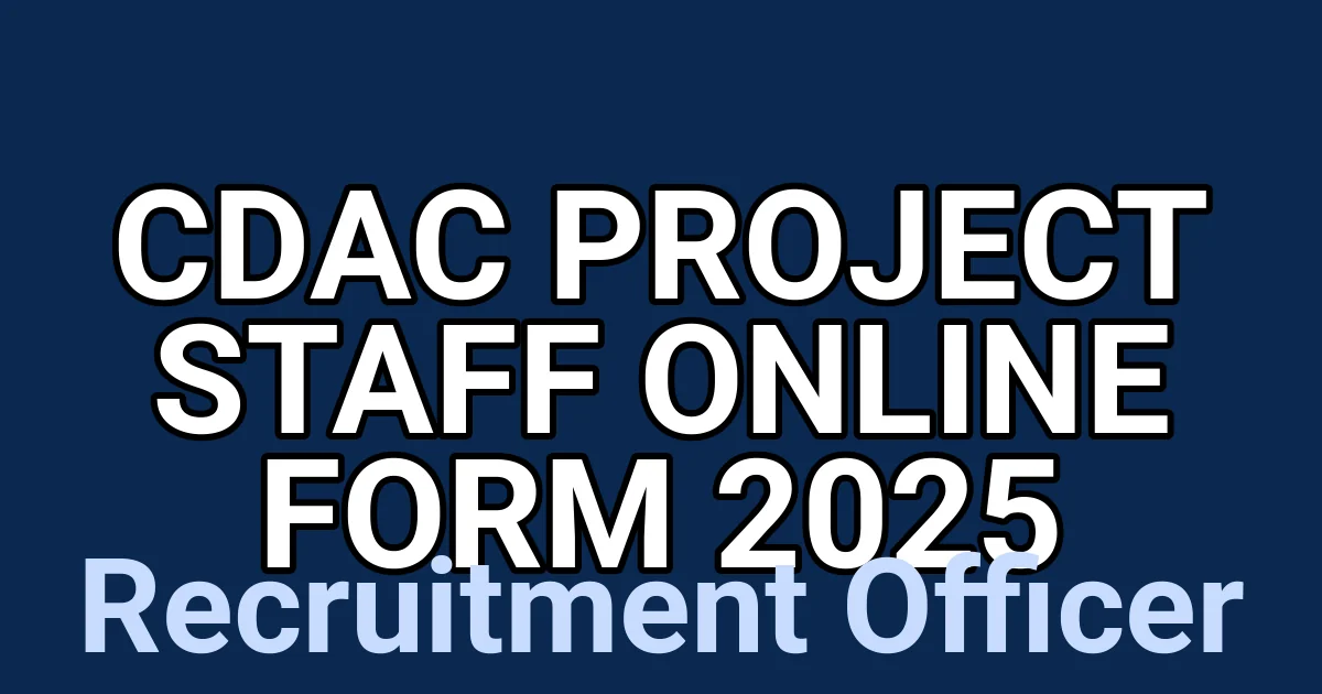 CDAC Project Staff Online Form 2025 1 tmpog64kh2v