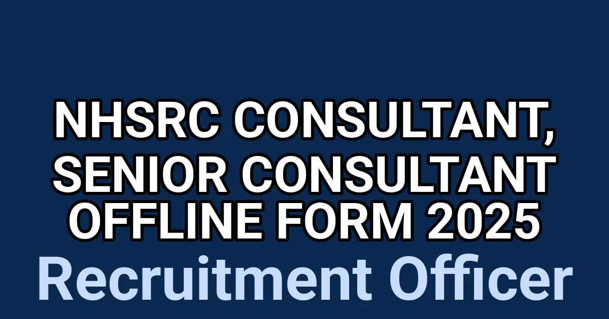 NHSRC Consultant, Senior Consultant Offline Form 2025 1 tmpp6dcwn86