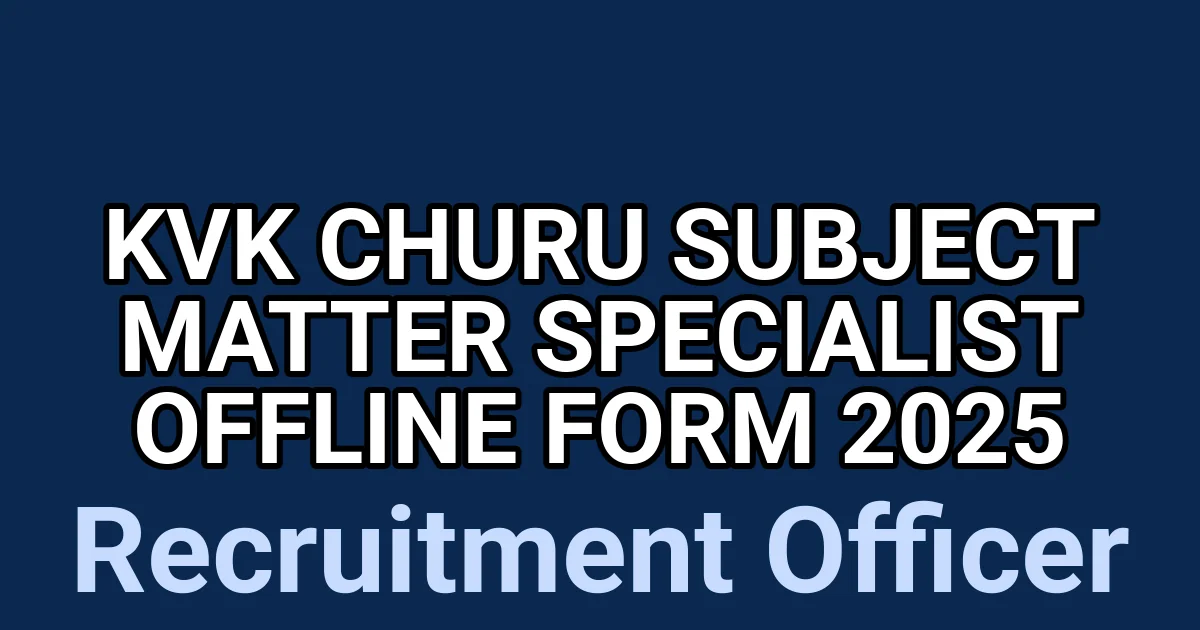 KVK Churu Subject Matter Specialist Offline Form 2025 1 tmppie4r 9c