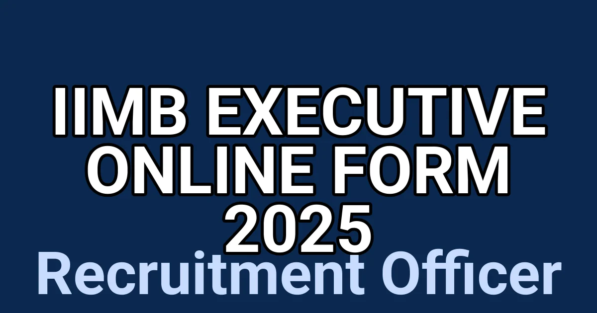 IIMB Executive Online Form 2025 1 tmppj nc9no