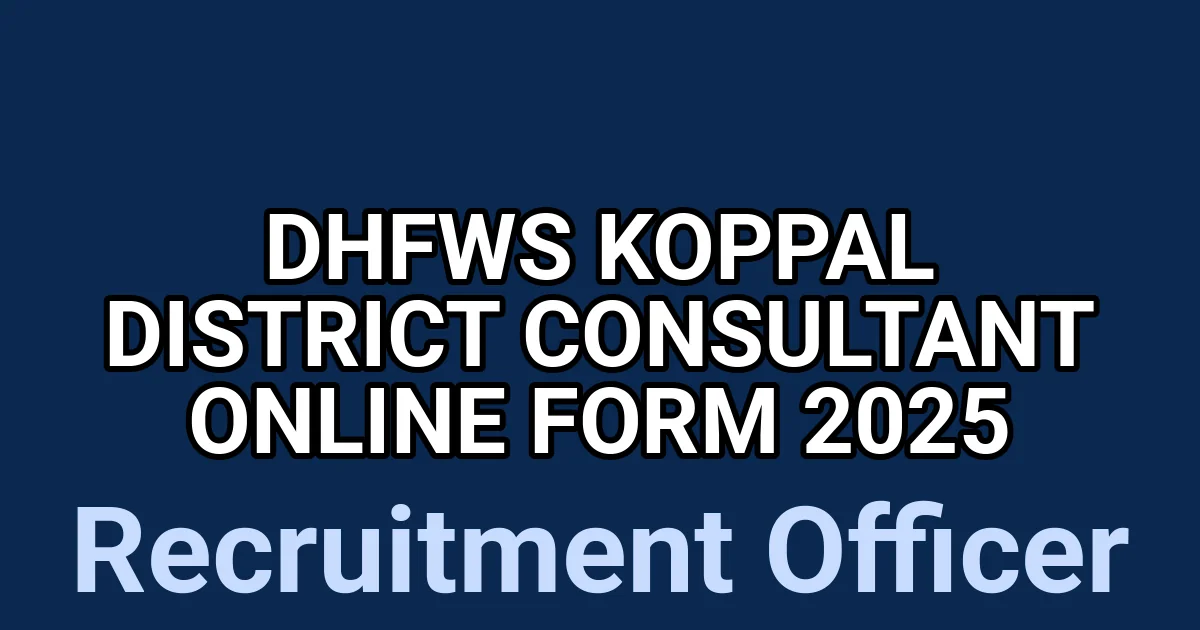 DHFWS Koppal District Consultant Online Form 2025 1 tmprfsl4 r