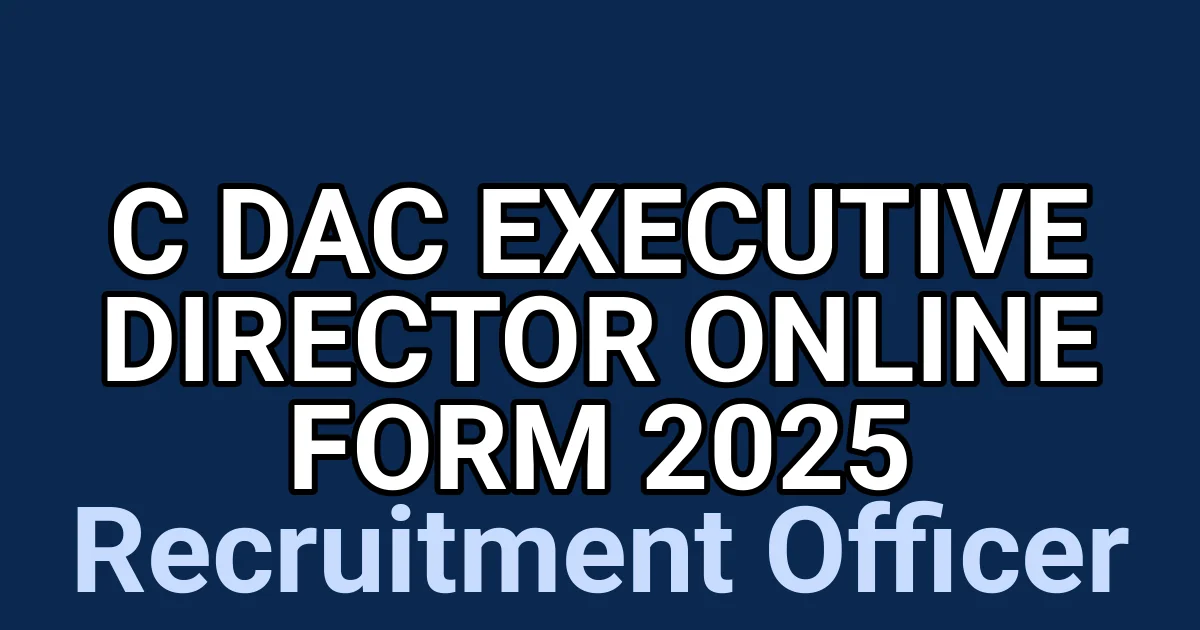 C DAC Executive Director Online Form 2025 1 tmpv4bpao5i