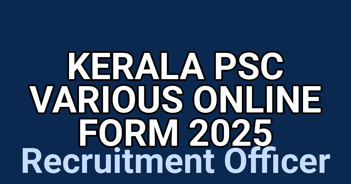 Kerala PSC Various Online Form 2025 1 tmpvm52wb 6