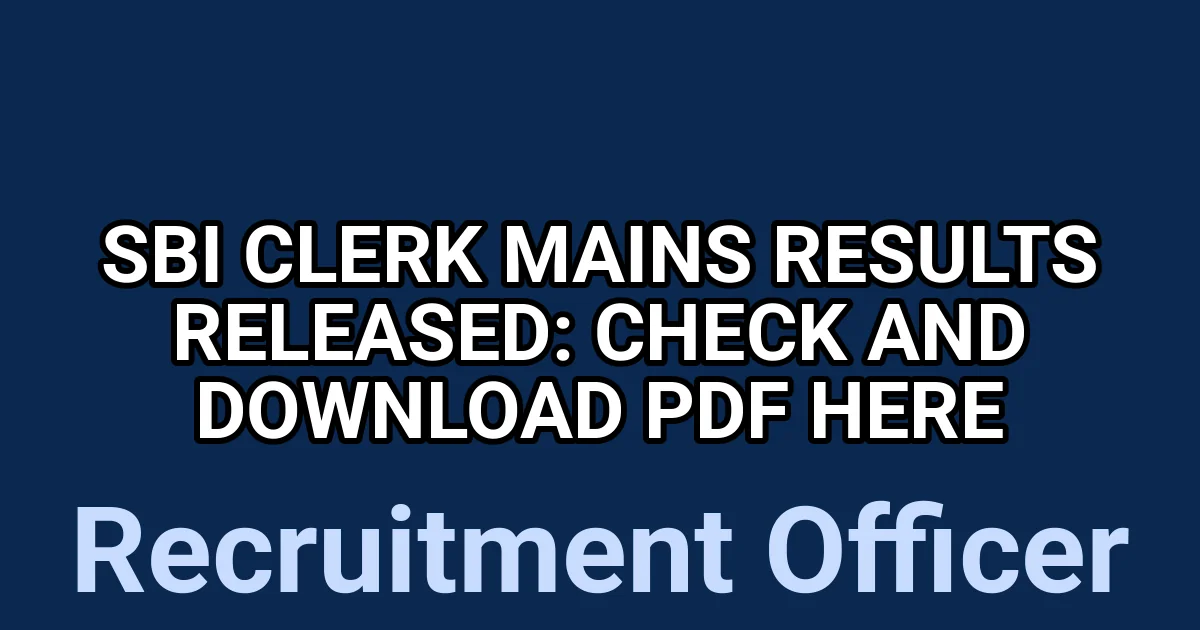 SBI Clerk Mains Results Released: Check and Download PDF Here 1 tmpzhmvyi3e