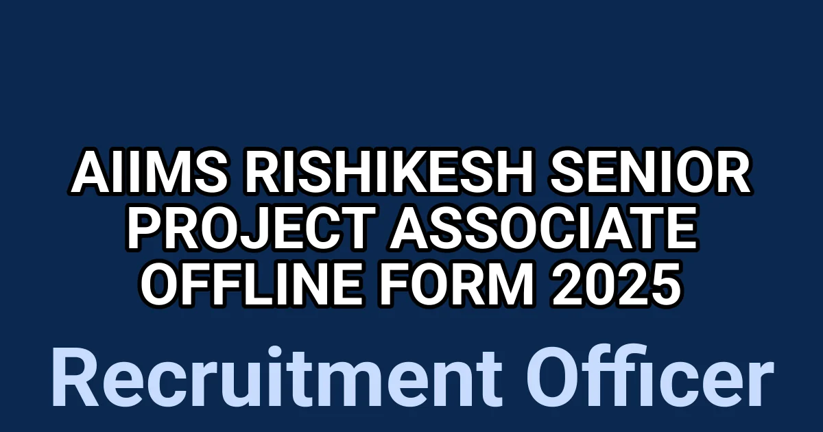 AIIMS Rishikesh Senior Project Associate Offline Form 2025 1 tmp12d4a8zp