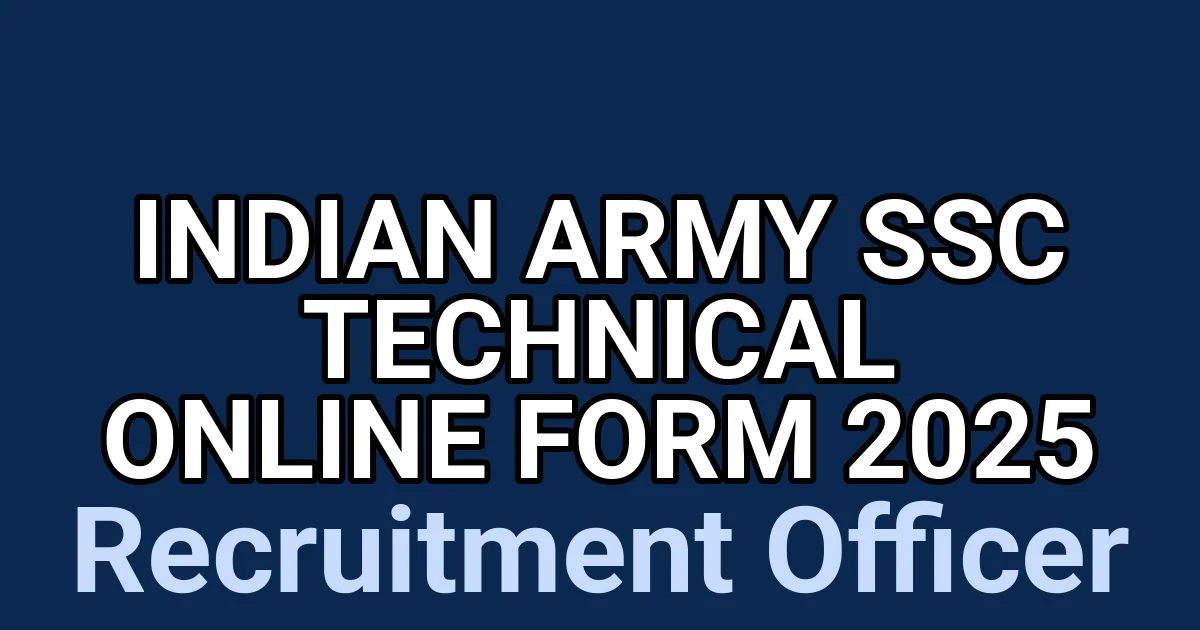 Indian Army SSC Technical Online Form 2025 1 tmpm4s5n3ku