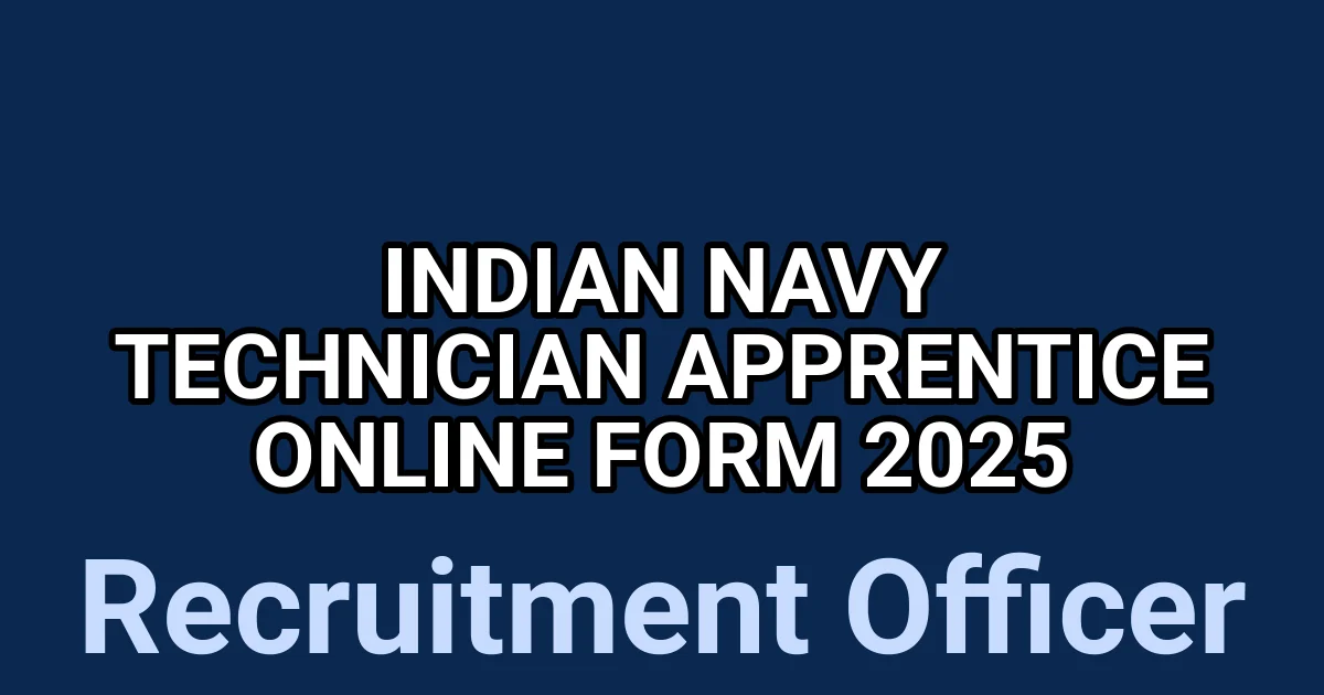 Indian Navy Technician Apprentice Online Form 2025 1 tmptcertfil