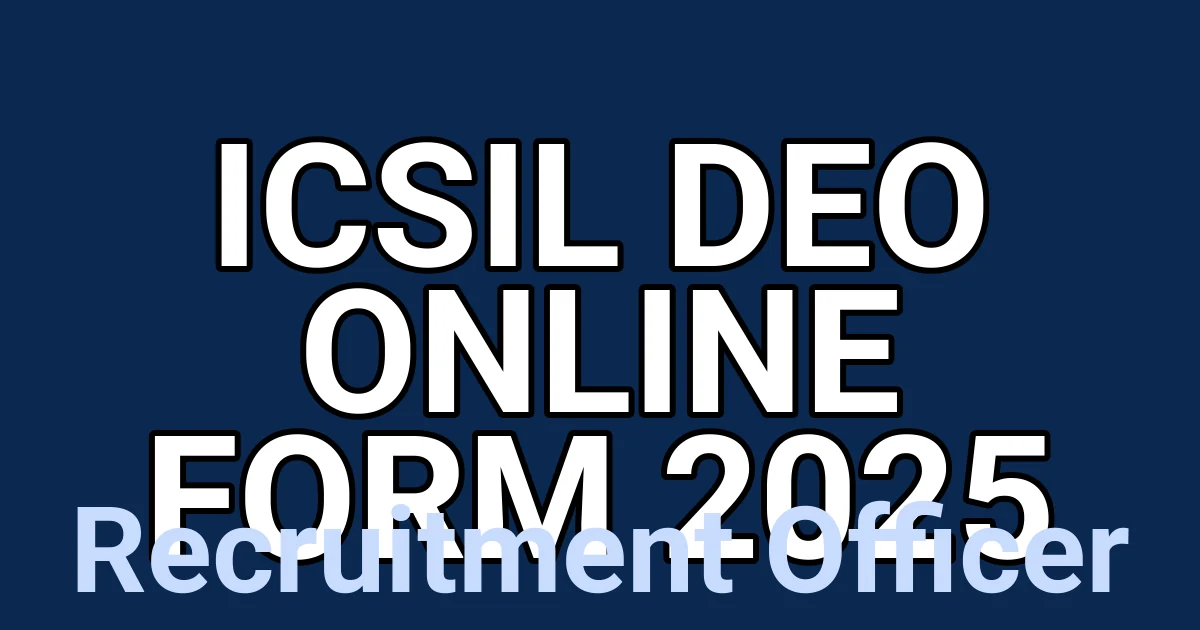 ICSIL DEO Online Form 2025 1 tmp2w7al8ou